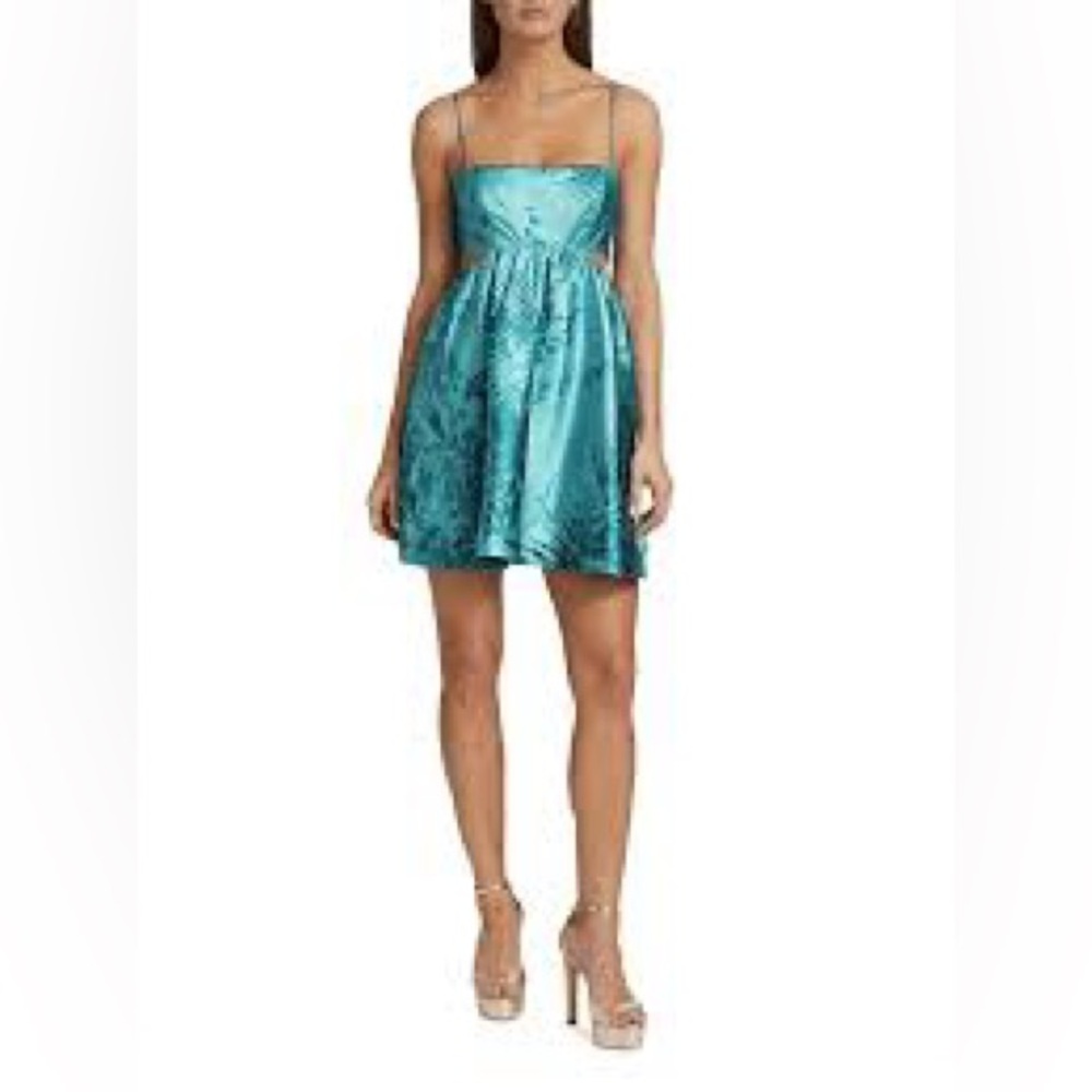 NWT Mikado Cut-Out Minidress. Size 2.